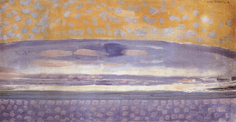 beach of castle, Piet Mondrian